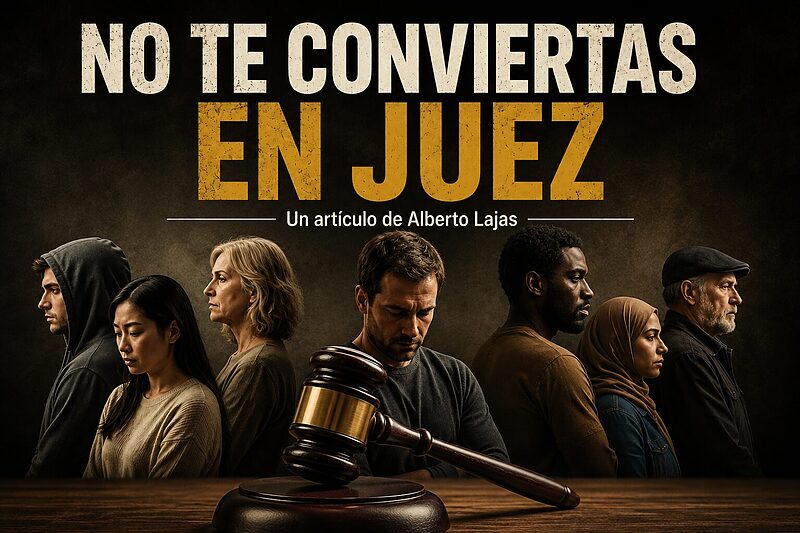 No te conviertas en juez
